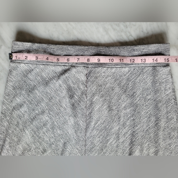 LOFT Gray Maxi Skirt Medium Casual Stretch Soft - Picture 3 of 6
